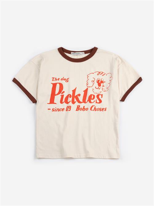 Bobo Choses Pickles The Dog T-shirt Offwhite  Offwhite 6-7 Y  Hvid  6-7 år  Drenge