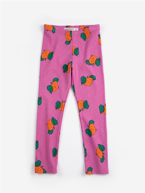 Bobo Choses Tangerine All Over Leggings Purple  Purple 6-7 Y  Lilla  6-7 år  Drenge