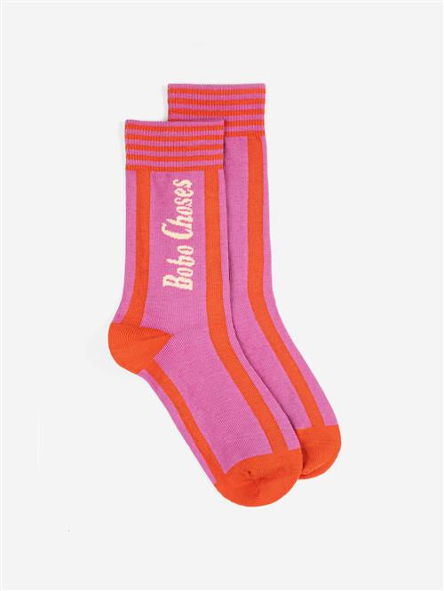 Bobo Choses Bobo Choses Lange Sokker Purple  Purple 23-25 EU  Lilla  23-25 EU  Drenge
