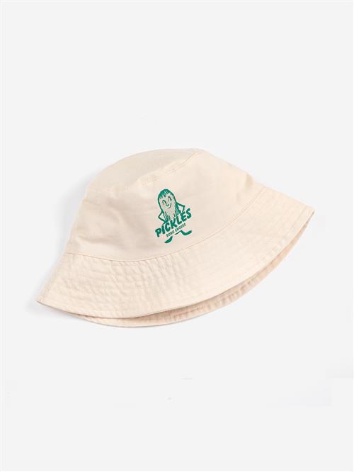 Bobo Choses Bobo Choses Pickles Reversible Bucket Hat Offwhite  Offwhite 52 cm  Hvid  52 cm  Drenge