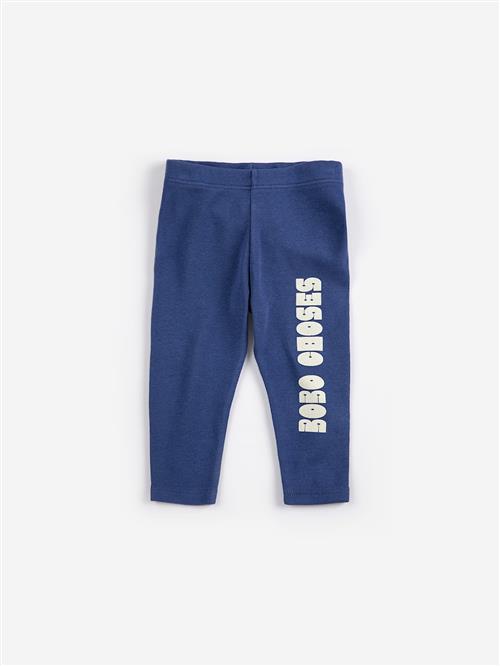 Bobo Choses Bobo Choses Modern Leggings Prussian Blue  Prussian Blue 9 months  Blå  9 måneder  Drenge, Piger
