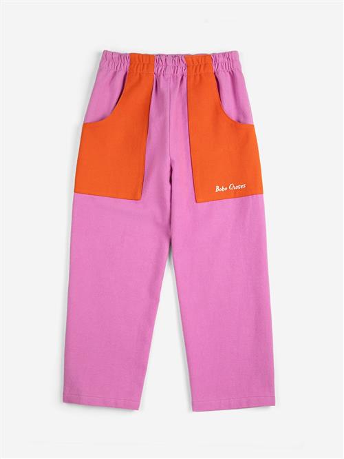 Bobo Choses Bobo Choses Color Block Bukser Purple  Purple 8-9 Y  Lilla  8-9 år  Drenge