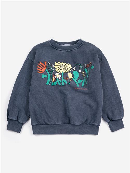 Bobo Choses Color Herbalist Sweatshirt Navy Blue  Navy Blue 6-7 Y  Marineblå  6-7 år  Drenge
