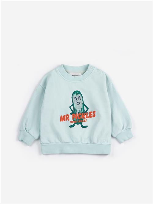 Bobo Choses Mr Pickles Sweatshirt Light Blue  Light Blue 6 months  Blå  6 måneder  Drenge, Piger