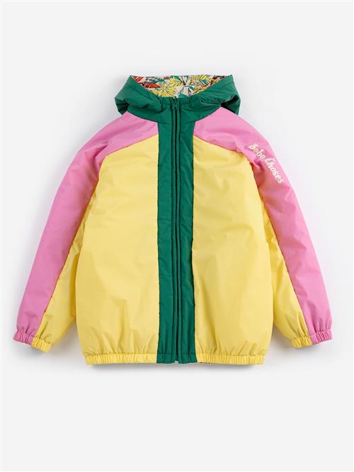 Bobo Choses Color Herbalist All Over Vendbar Letvægtsanorak Multicolor  Multicolor 2-3 Y  Gul  2-3 år  Drenge