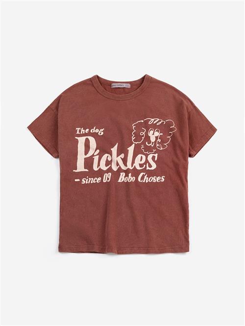 Bobo Choses Pickles The Dog T-shirt Brown  Brown 6-7 Y  Brun  6-7 år  Drenge