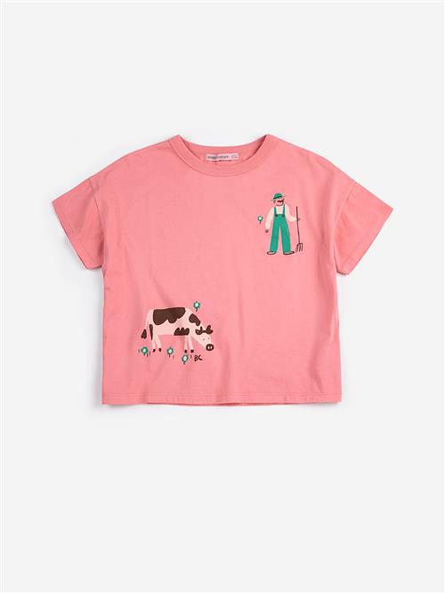 Bobo Choses Farm Adventure T-shirt Pink  Pink 8-9 Y  Lyserød  8-9 år  Piger