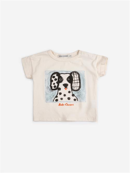 Bobo Choses Van Dog T-shirt White  White 12 months  Hvid  12 måneder  Drenge, Piger