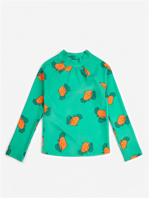 Bobo Choses Curious Turnip All Over Svømme-T-shirt Green  Green 6-7 Y  Grøn  6-7 år  Drenge