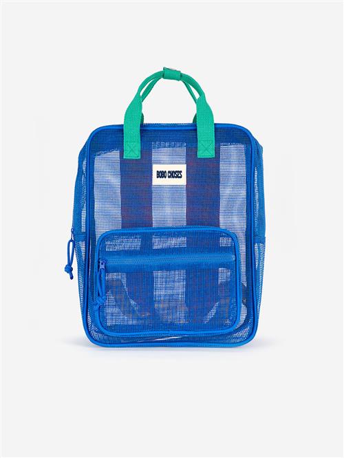 Bobo Choses Bobo Choses Color Block Rygsæk I Mesh Multicolor  Multicolor One Size  Blå  One Size  Drenge