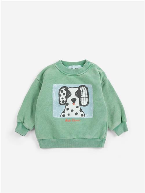 Bobo Choses Van Dog Sweatshirt Green  Green 12 months  Grøn  12 måneder  Drenge, Piger