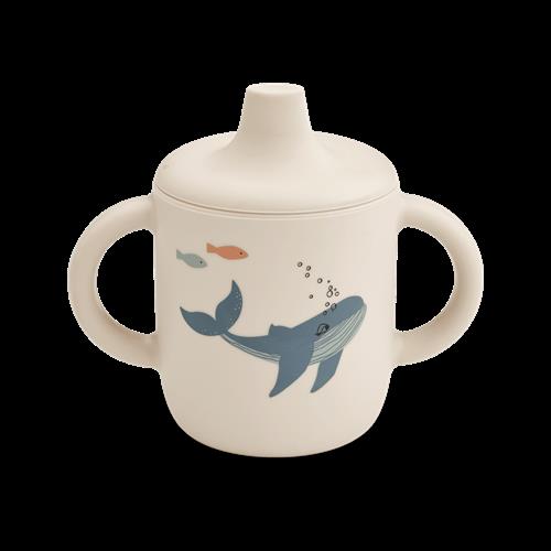 Liewood Neil Sippy Cup Sea Creature / Sandy Sea Creature / Sandy-OS  Beige  One Size  Drenge, Piger