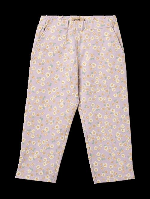 Wheat Sweatpants Eline Lavender Daisies Lavender Daisies 122 cm  Lilla  122 cm  Piger