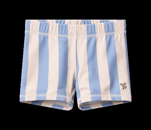 Wheat Swim Shorts Niki Bold Blue Stripe Bold Blue Stripe 122 cm  Blå  122 cm  Piger