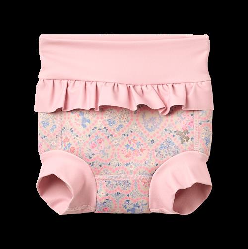 Wheat Neoprene Swim Pants Rita Pink Heart Flowers Pink Heart Flowers 1-2 Y  Lyserød  1-2 år  Piger