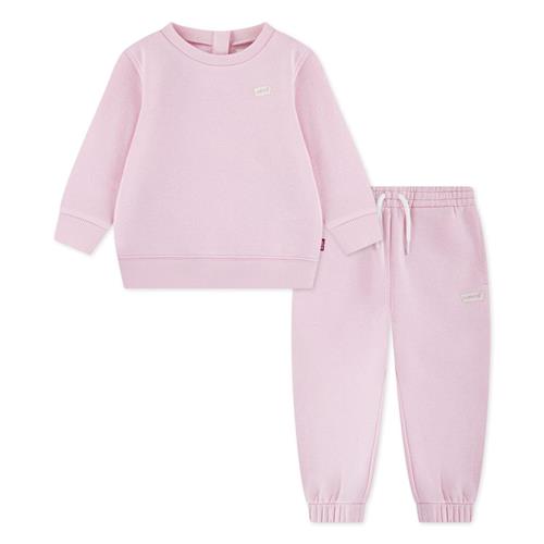 Levi's Hoodie & Joggers Sæt Crystal Rose  Crystal Rose 18 months  Lyserød  18 måneder  Piger