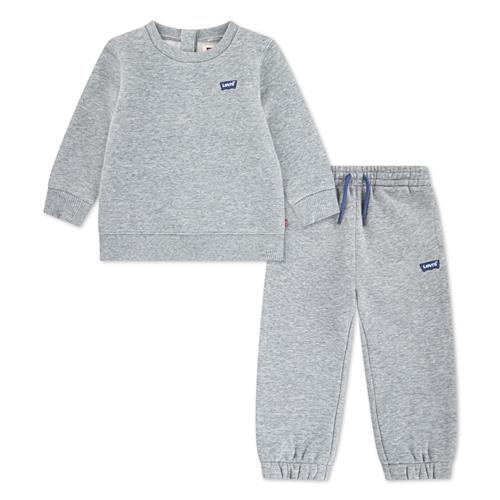 Levi's Hoodie & Joggers Sæt Grey Heather  Grey Heather 36 months  Grå  36 måneder  Drenge