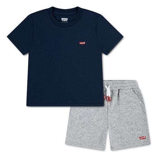 Levi's Batwing T-shirt Og Shorts Dress Blues  Dress Blues 8 Y  Blå  8 år  Drenge