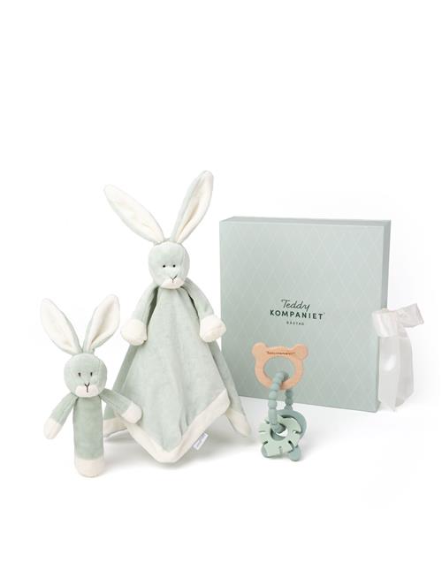 Teddykompaniet Diinglisar Gaveæske Med Kanin Light Green  Light Green One Size  Grøn  One Size  Drenge, Piger