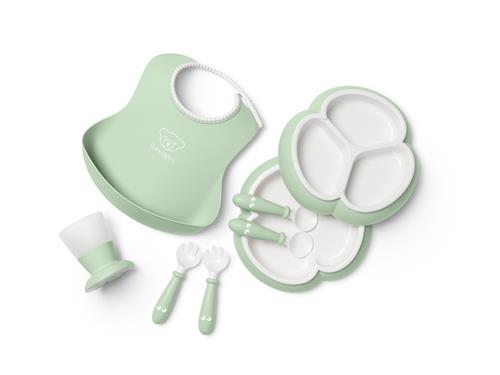 BabyBjörn Middagssæt Til Børn, 8 Dele Powder Green  Powder Green One Size  Grøn  One Size  Drenge, Piger