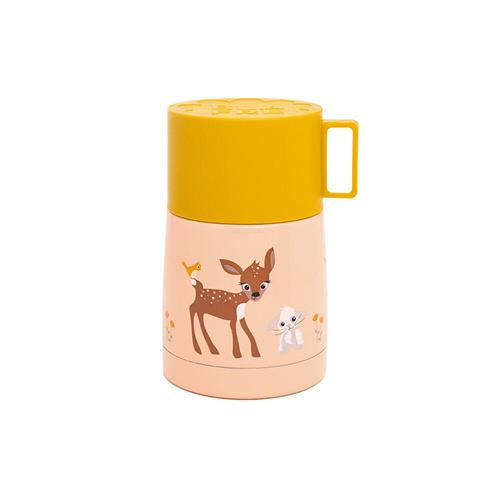 Blafre Madkrukke 500 Ml Deer And Rabbit  Pink/yellow-Onesize  Lyserød  One Size  Drenge, Piger