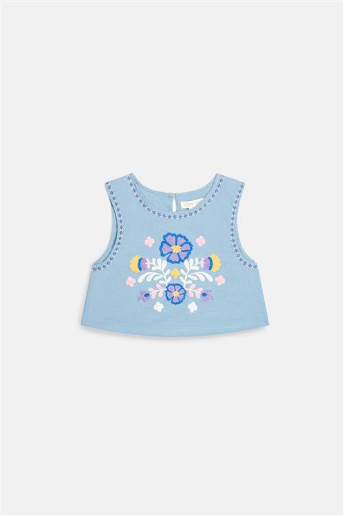 Louise Misha Albane Camisole Stone Blue  Stone Blue 4 Y  Blå  4 år  Piger