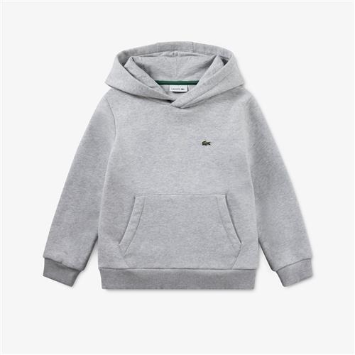 Lacoste Hættetrøje Argent Chine Heather  Argent Chine Heather 128 cm  Grå  128 cm  Drenge