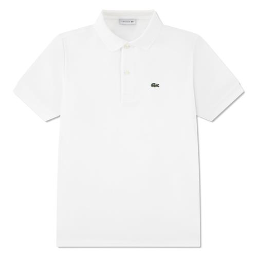 Lacoste Petit Pique Polo Blanc  Blanc 122 cm  Hvid  122 cm  Drenge
