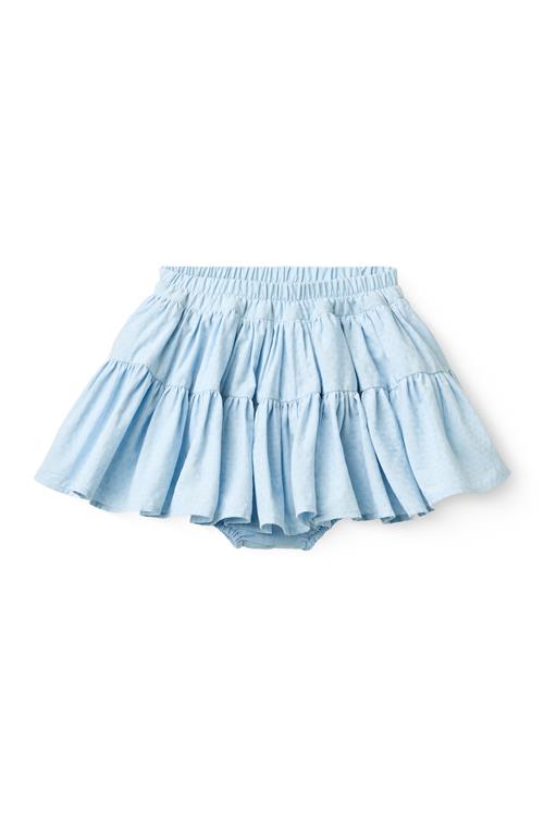 Copenhagen Colors GOTS Nederdel Light Blue  Light Blue 98 cm  Blå  98 cm  Piger