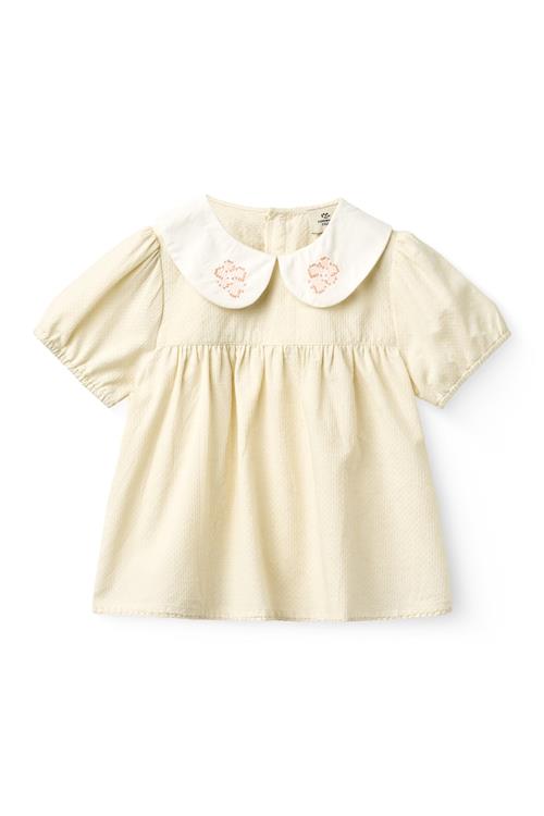 Copenhagen Colors GOTS Bluse Cream  Cream 110 cm  Creme  110 cm  Piger