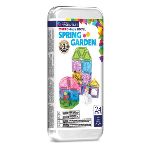 Magna-Tiles MAGNA-TILES Spring Garden Rejsesæt 24 Dele Multi  Multi-3 Years+  Grøn  One Size 3+ Years Drenge, Piger