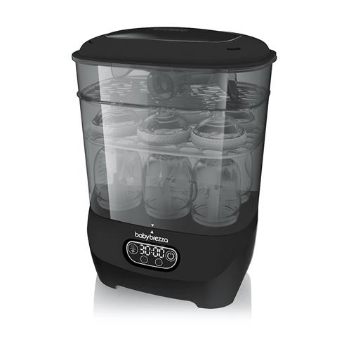 Baby Brezza Sterilisator Tørretumbler Avanceret Black  Black-One Size  Sort  One Size  Drenge, Piger