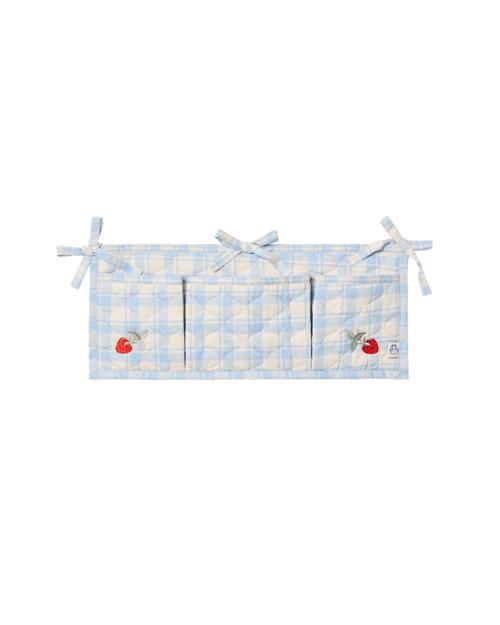 garbo&friends Quiltet Sengelomme Plaid Sky Blue  Plaid Sky Blue One Size  Blå  One Size  Drenge, Piger