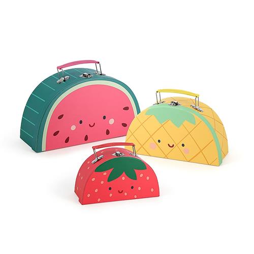 Vilac 3-pak Kufferter Multi  Multi  One Size  Rød  One Size 3-6 Years Drenge, Piger