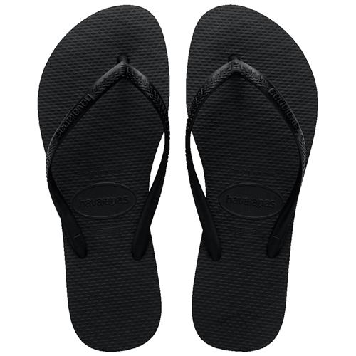 Havaianas Slim II Flip Flops Black Black 31-32 EU  Sort  31-32  Drenge, Piger