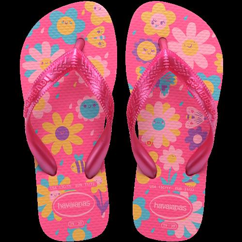 Havaianas Kids Flores Flip Flops Pink Flux P.gum Pink Flux P.Gum 31-32 EU  Lyserød  31-32  Piger