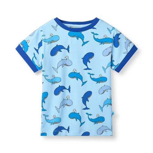 Småfolk Elstar T-shirt Tide Blue  Tide Blue 2-3 Y  Blå  2-3 år  Drenge