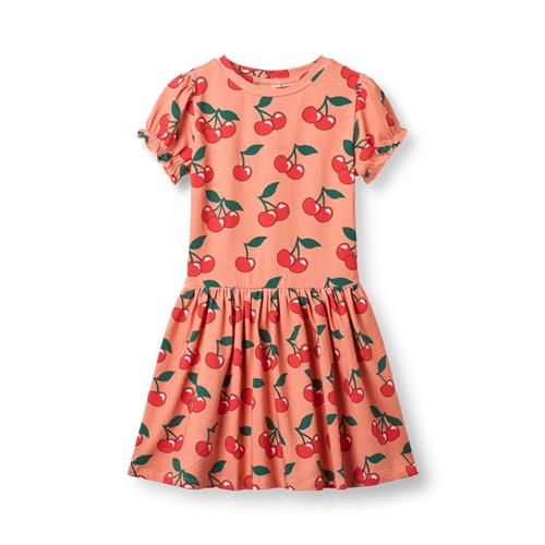 Småfolk Rubinette Kjole Warm Blush  Warm Blush 3-4 Y  Orange.  3-4 år  Piger