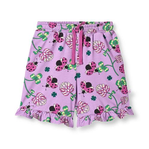 Småfolk Querina Shorts Floral  Floral 3-4 Y  Lilla  3-4 år  Piger
