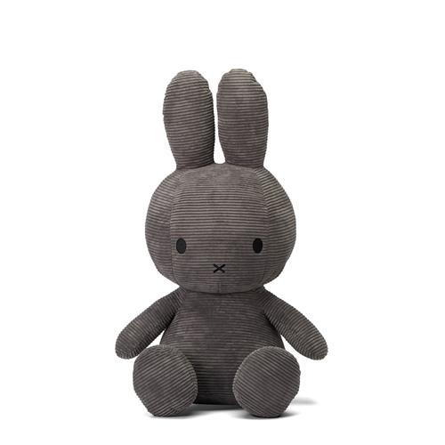 Bon Ton Toys MIffy Fløjlsbamser 70 Cm Grey  Grey 70 cm  Grå  70 cm  Drenge, Piger