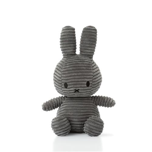 Bon Ton Toys Miffy ECO Fløjlsblødt Legetøj 23 Cm Dark Grey  Dark grey 23 cm  Grå  23 cm  Drenge, Piger