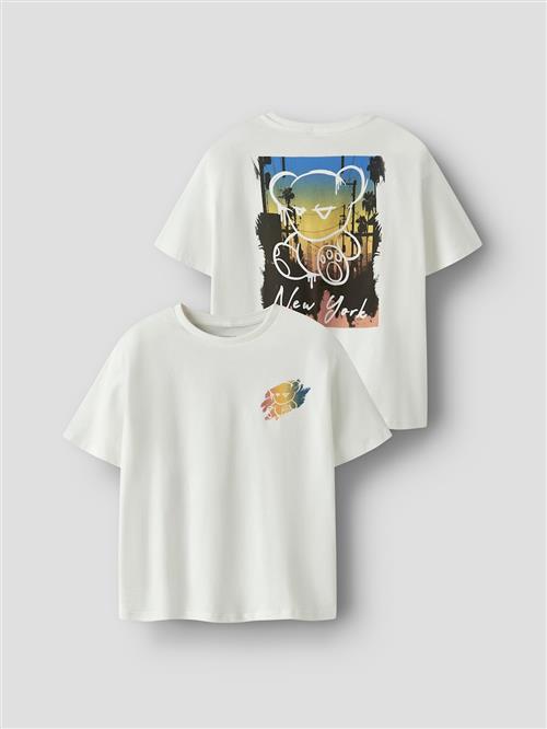 Name It Byne T-shirt Cloud Dancer  Cloud Dancer 134/140 cm  Marineblå  134/140 cm  Drenge