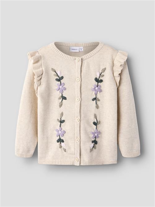Name It Duniaja Cardigan Peyote Melange Peyote Melange 104 cm  Creme  104 cm  Piger