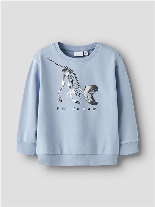 Name It Finn Sweatshirt Blue Fog  Blue Fog 92 cm  Blå  92 cm  Drenge