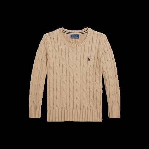 Ralph Lauren Cable-Knit Sweater Classic Camel Heather  Classic Camel Heather 109-116 cm  Beige  109-116 cm  Drenge