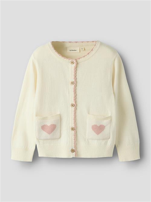 Lil’ Atelier Cardigan Turtledove  Turtledove 110 cm  Hvid  110 cm  Piger