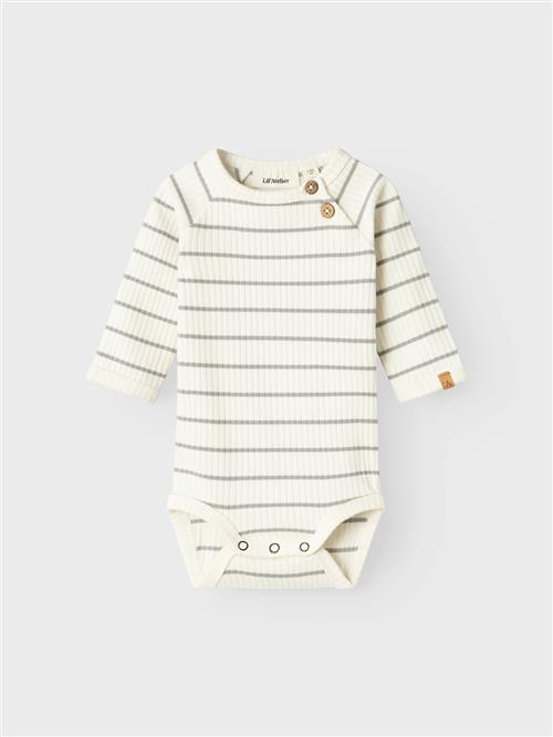 Lil’ Atelier Bodysuit Coconut Milk  Coconut Milk 74 cm  Hvid  74 cm  Drenge