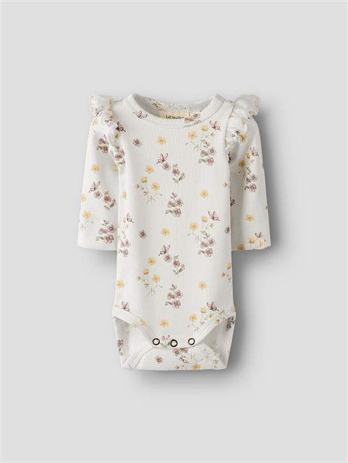 Lil’ Atelier Bodysuit Coconut Milk  Coconut Milk 56 cm  Hvid  56 cm  Piger