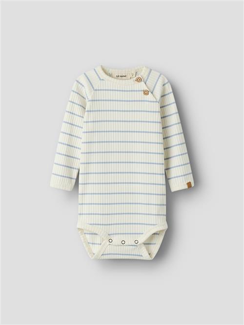 Lil’ Atelier Bodysuit Zen Blue  Zen Blue 80 cm  Hvid  80 cm  Drenge