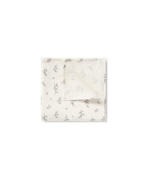 garbo&friends Muslin Swaddle Tæppe Bluebell  Bluebell One Size  Creme  One Size